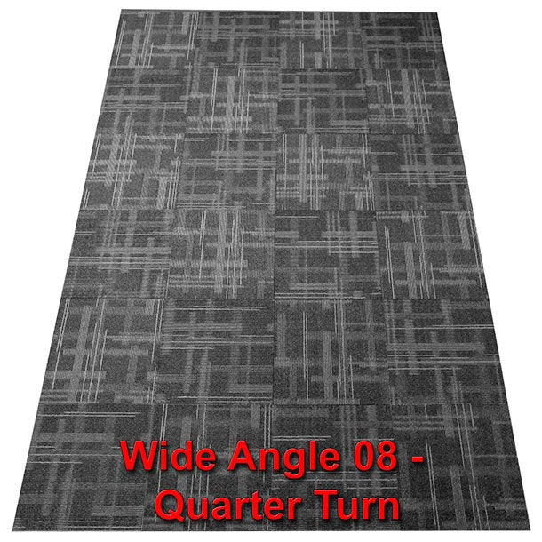Wide Angle 08 Dark Charcoal Black Pattern