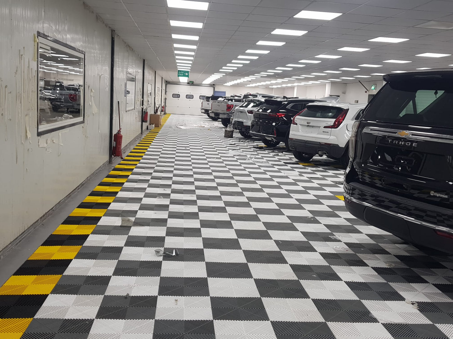 Big Rib 40cm x 40cm Garage Flooring - Yellow