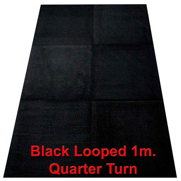 Black Looped - (1m X 1m) Exhibition Carpet Tiles