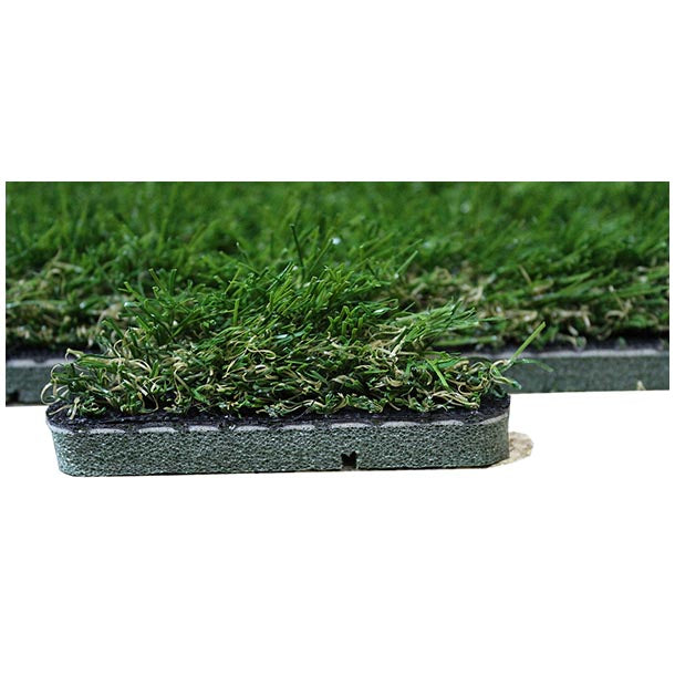 Artificial Grass - 1m X 1m XPE Foam Shock pad Backed