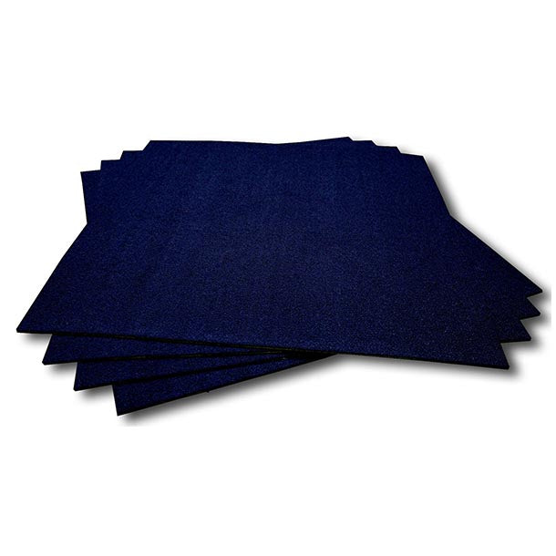 Blue / Royal Blue Looped (50cm X 50cm) Exhibition Carpet Tiles