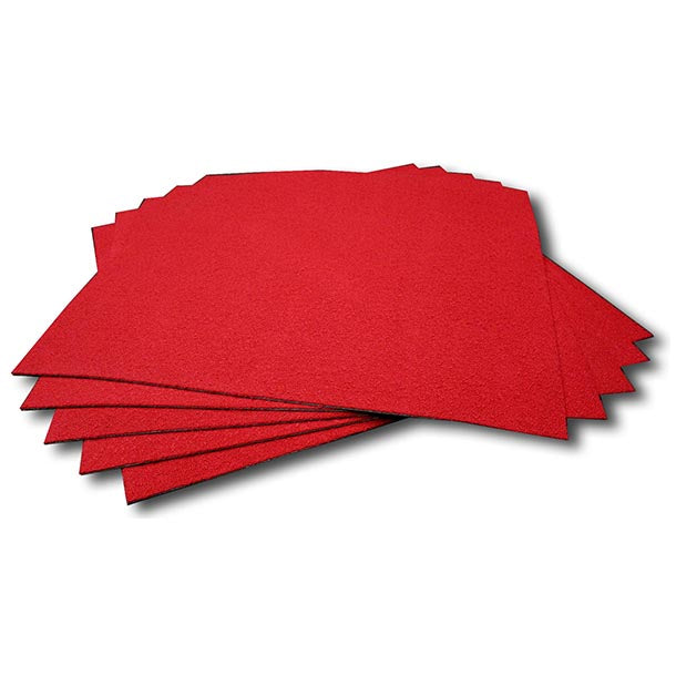Royal Red Looped (50cm x 50cm) Exhibition Carpet Tile