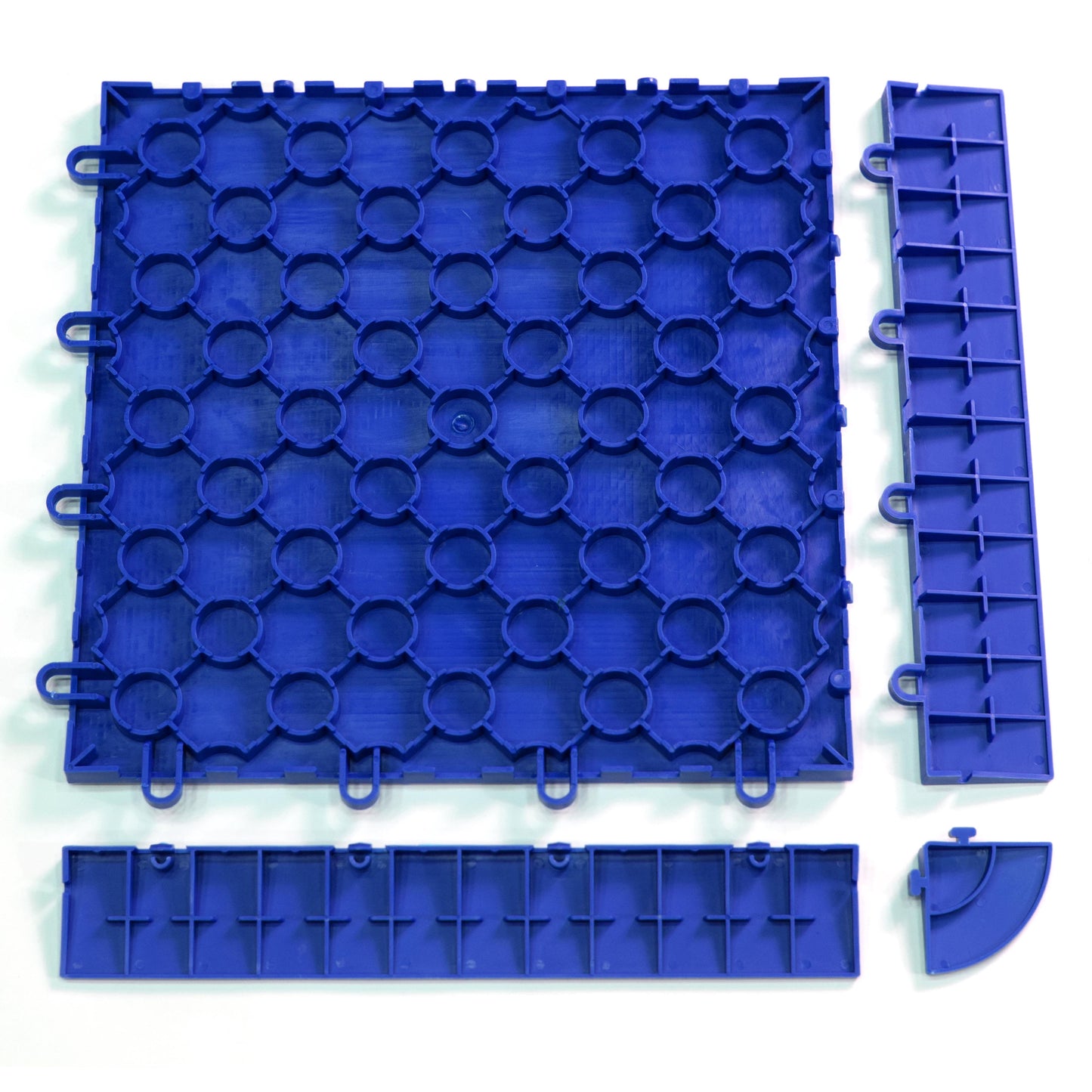 QUICK DIAMOND INTERLOCKING TILES - BLUE