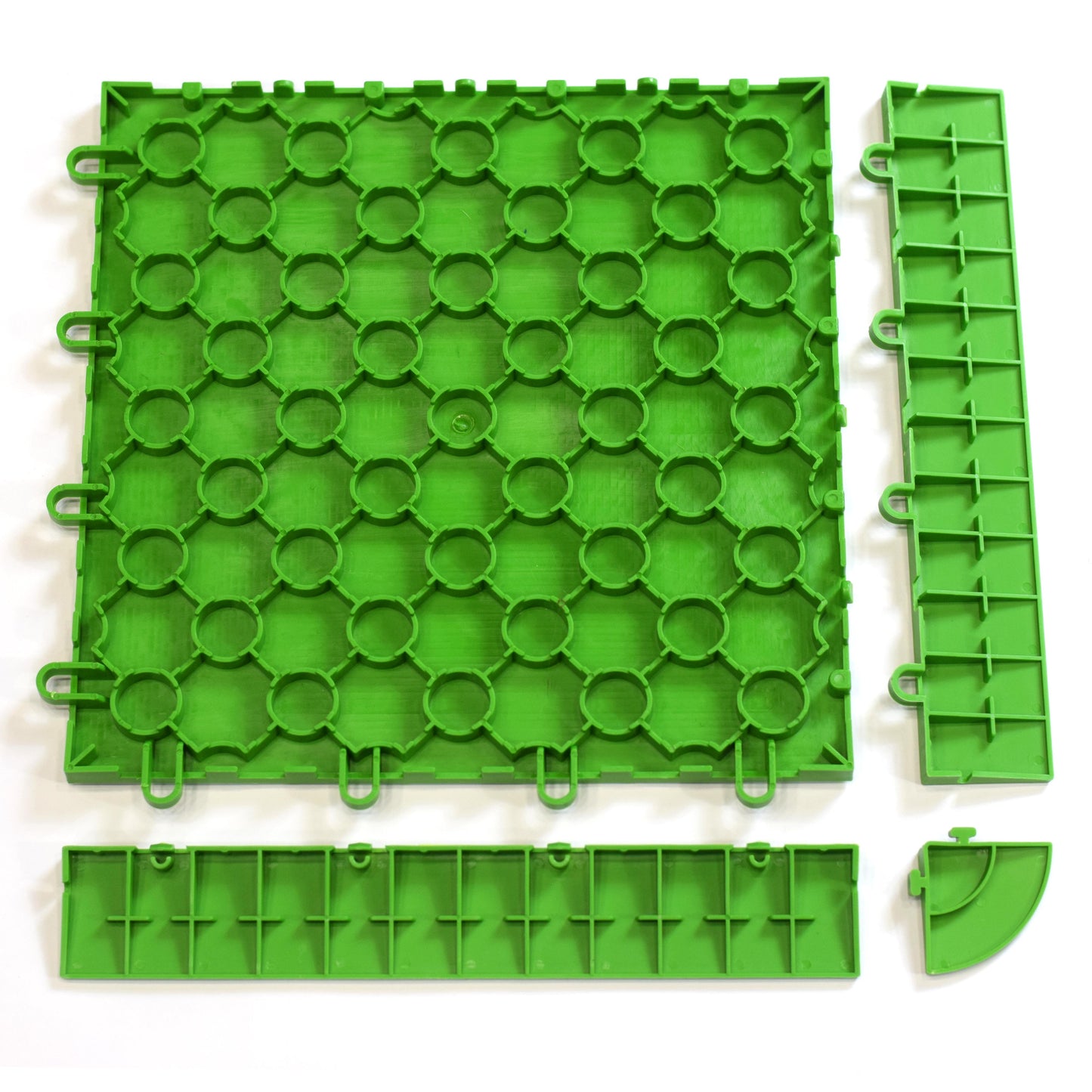 QUICK DIAMOND INTERLOCKING TILES - GREEN