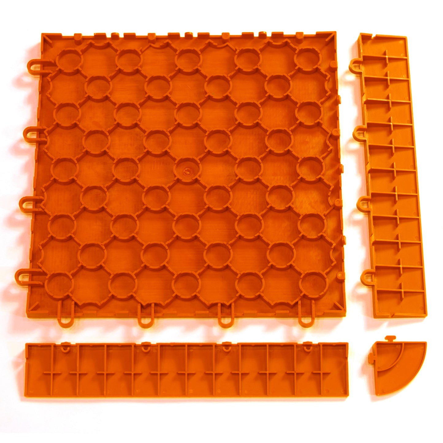 QUICK DIAMOND INTERLOCKING TILES -ORANGE
