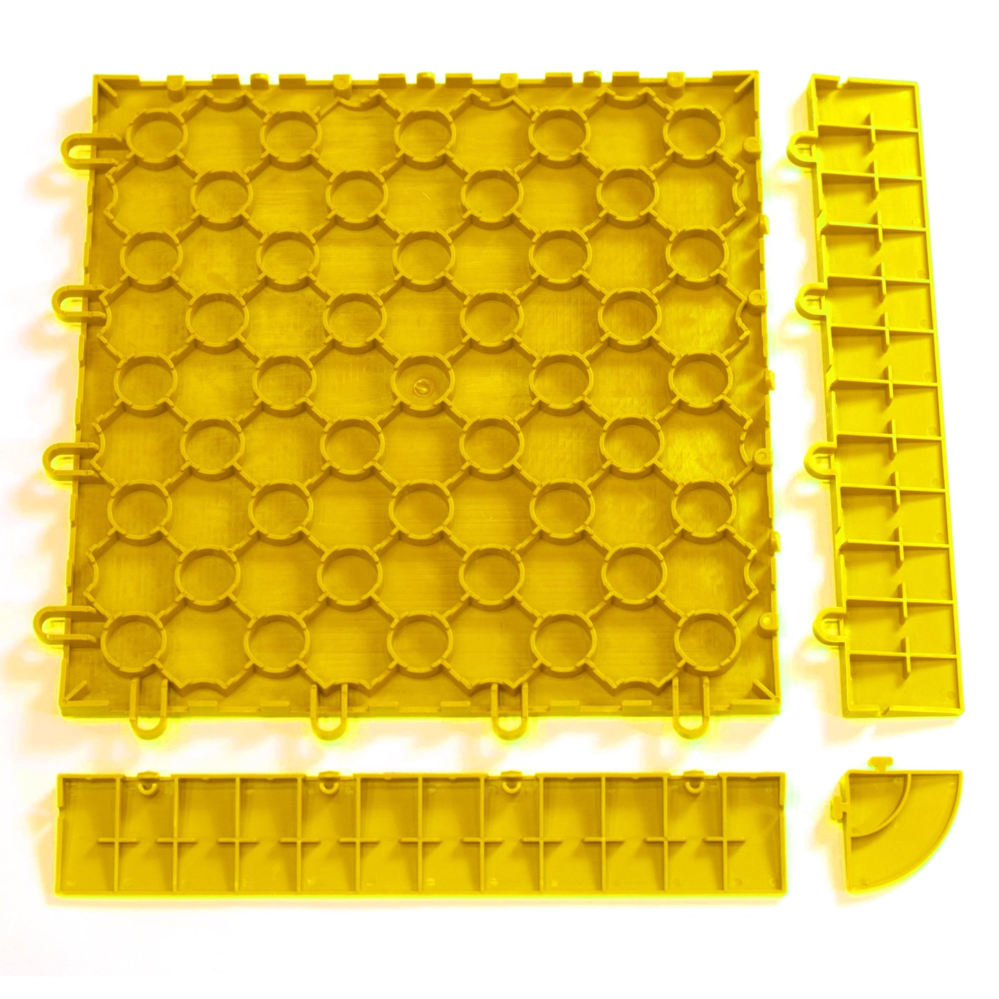 QUICK DIAMOND INTERLOCKING TILES - YELLOW