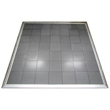 21.16sqm Portable Flooring, Dance Floor, Demountable Flooring. Metal Look Checkerplate $2045.60 Com