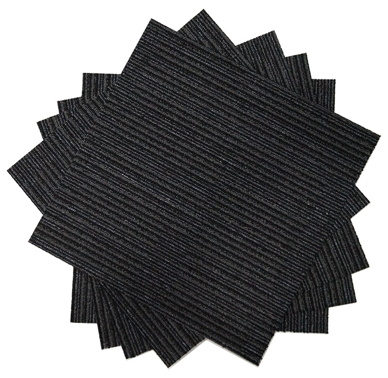 Niagara colour 09 Dark Charcoal Black Indent Pattern