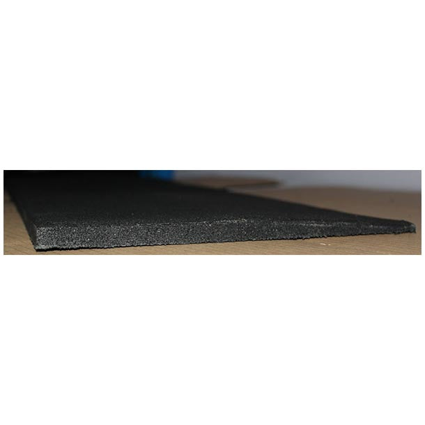 Gym Rubber Ramps - Black - 1m x 25cm