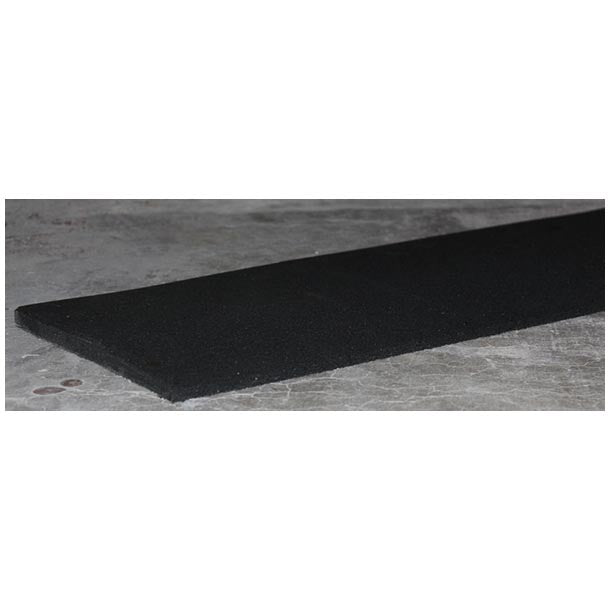 Gym Rubber Ramps - Black - 1m x 25cm