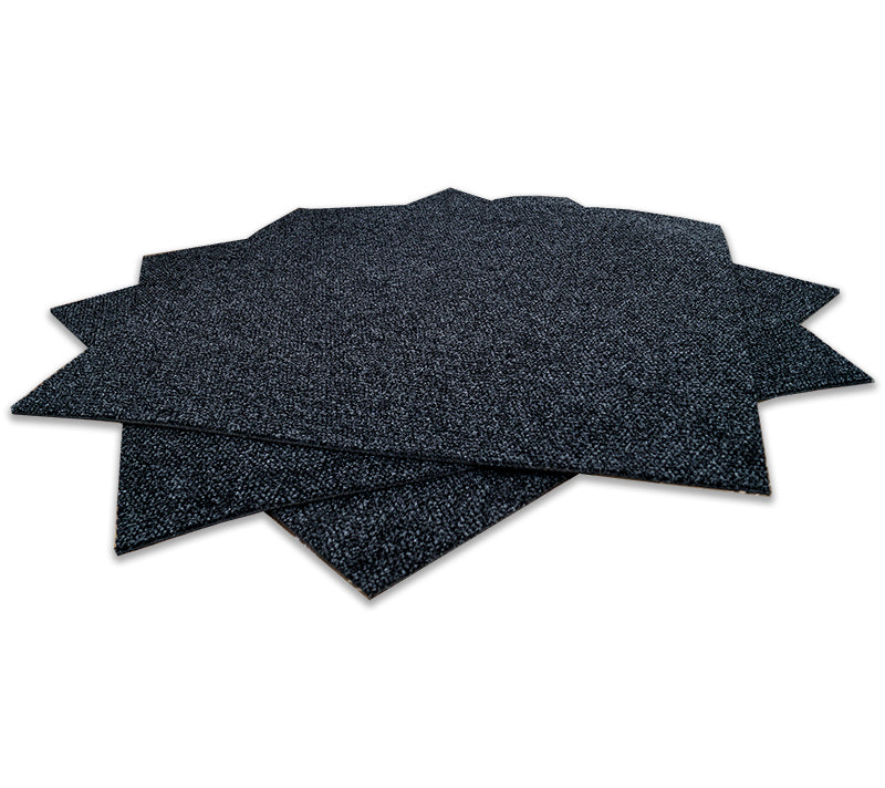 Raven - 1m X 1m Needle Punched Heavy Duty Carpet Tiles