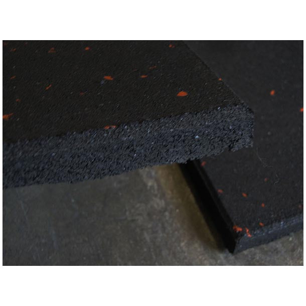 1Mx1M x 15mm Gym Rubber - Red Fleck-1 to 49 Tiles-$35.00ea