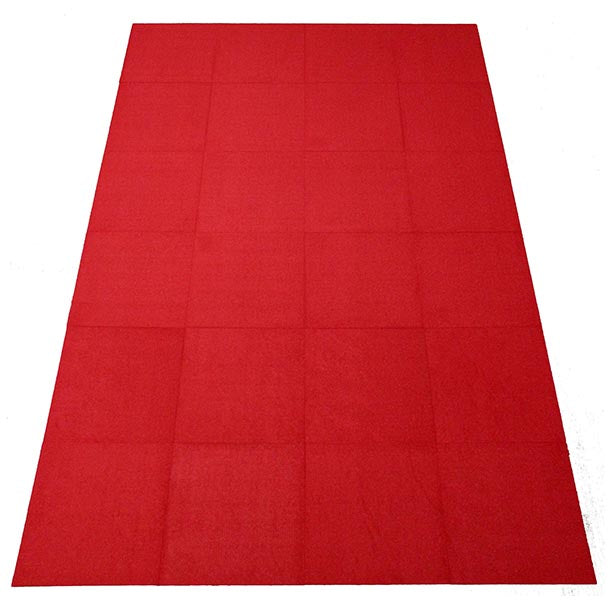 Royal Red Looped (50cm x 50cm)