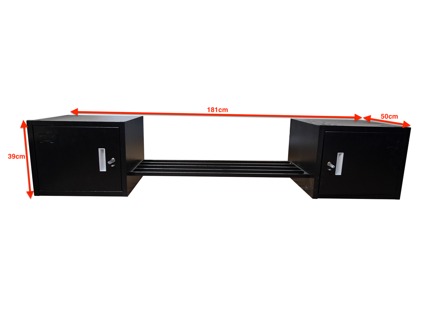 BUNK BED STORAGE CABINET - FLASH BLACK