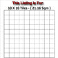 21.16sqm Portable Flooring, Dance Floor, Demountable Flooring. Metal Look Checkerplate $2045.60 Com