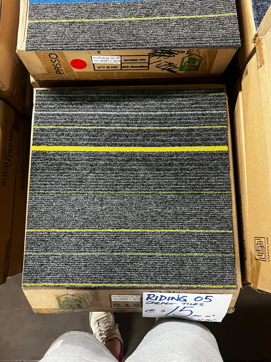 Riding 05 (22.75sqm) - 50cm x 50cm Carpet Tiles