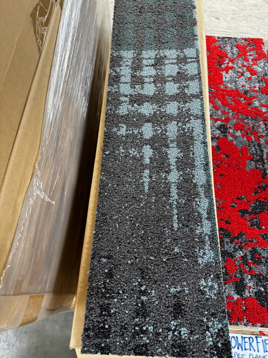 Abstract 105 100cm x 25cm Carpet Planks - 26sqm available