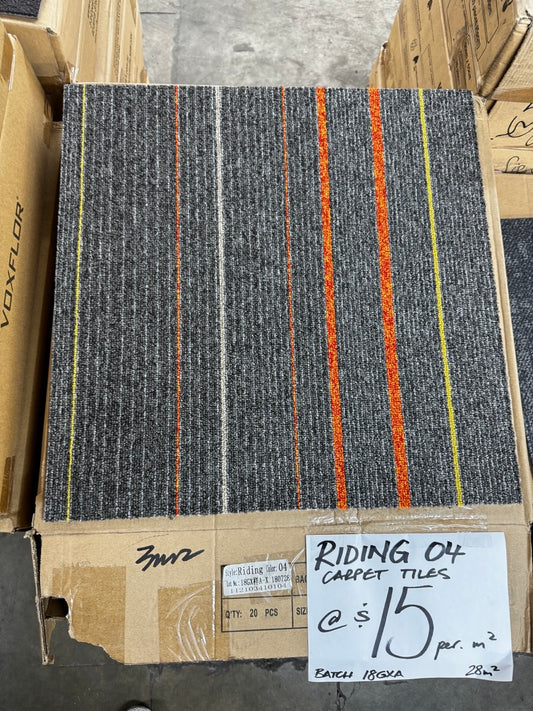 Riding 04 50cm x 50cm Carpet Tiles - 28sqm available