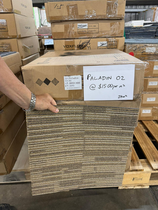 Paladin 02 50cm x 50cm Carpet Tiles - 24sqm available