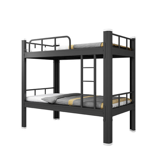 SINGLE BUNK BED - FLASH BLACK - SQUARED METAL