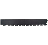 PVC Coin Dot Garage Flooring - Corner Ramps - Black