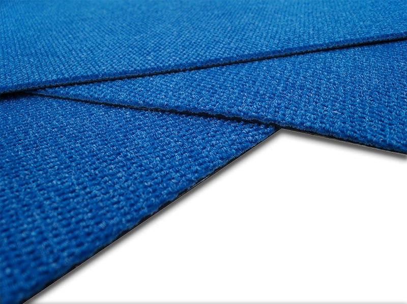 Bright Blue - 1m X 1m Needle Punched Heavy Duty Carpet Tiles