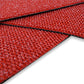 Bright Red 1m x 1m Needle Punched Heavy Duty Carpet Tiles