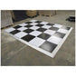 25.60sqm Portable Flooring, Dance Floor, Demountable Flooring. Black & White $2428.24 Complete
