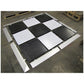 25.60sqm Portable Flooring, Dance Floor, Demountable Flooring. Black & White $2428.24 Complete