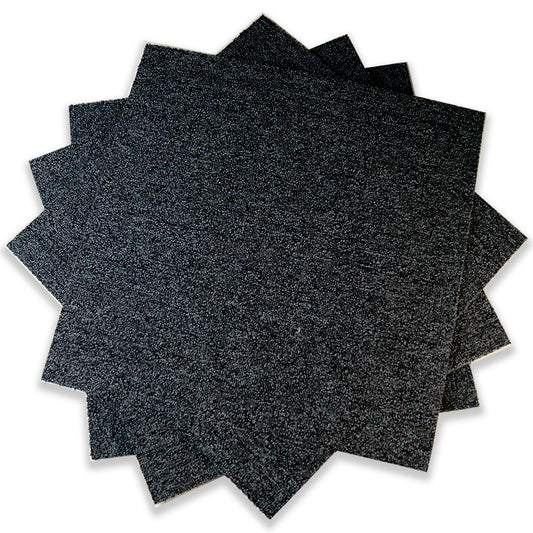 Cube Charcoal- Hi Traffic - SDN Pile - Charcoal / Steel Grey, Deep Textured Pile