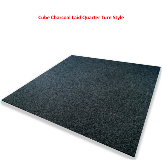 MAGIC CUBE 006 CHARCOAL GREY 1m X 1m CUSHION BACK