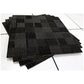 Cube 11 Black Charcoal Block Pattern