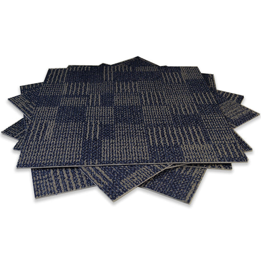 E4100 colour 06 Blue Navy Blue Grey Pattern