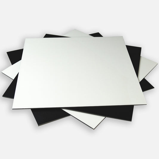 CLASSIC RETRO LOOK PURE BLACK (GKO100) AND PURE WHITE (GKO101) VINYL TILES - GLUE DOWN