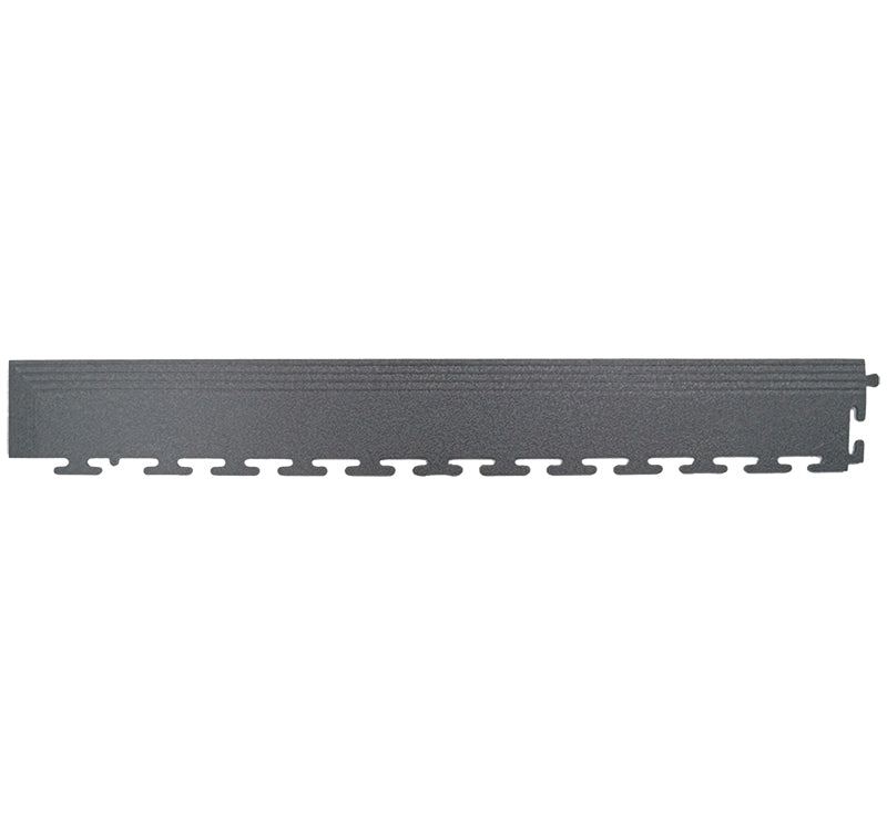 PVC Coin Dot Garage Flooring - Corner Ramps - Grey