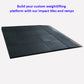 Gym Rubber Access Ramps-1m x 50cm x 5cm high - tapering to 5mm