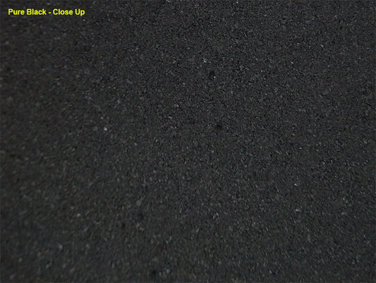 1m X 1m X 15mm Gym Rubber - Jet Black - 1 to 49 Tiles $35.00ea