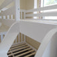 TRIO BUNK BED - PURE WHITE - TIMBER BUILD