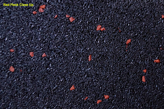 1Mx1M x 15mm Gym Rubber - Red Fleck-1 to 49 Tiles-$35.00ea
