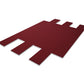 Colour Plank -Red - Hi Traffic - SDN Pile - Rich Textured Red With Black Fleck