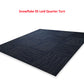 Snowflake Colour 05 - Dark Blue Charcoal Blue Base / Mid Blue & Grey Highlights