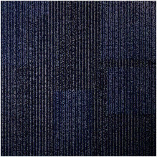 Sohu colour 08 Charcoal / Blue Deep Blue Indent Pattern