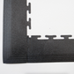 PVC Coin Dot Garage Flooring - Corner Ramps - Black