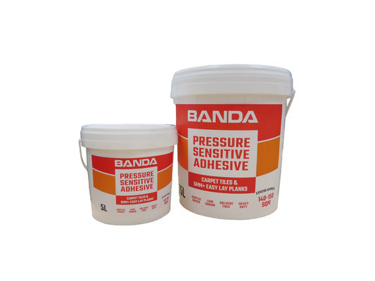 5L Banda Pressure Sensitive Adhesive (Carpet Tiles and Vinyl Glue)