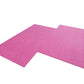 Pink Super Tuffted Needle Punch 1m x 1m Exhibition Carpet Tiles