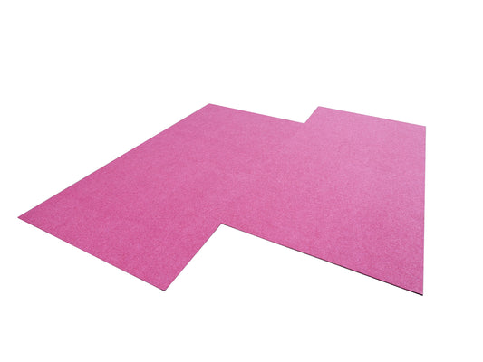 Pink Super Tuffted Needle Punch 1m x 1m Exhibition Carpet Tiles