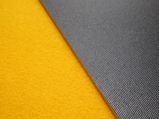 Yellow Super Tufted Needle Punched 1m x 1m Exhibition Carpet Tiles