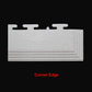 PVC Coin Dot Garage Flooring - Corner Ramps - White