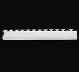 PVC Coin Dot Garage Flooring - Corner Ramps - White
