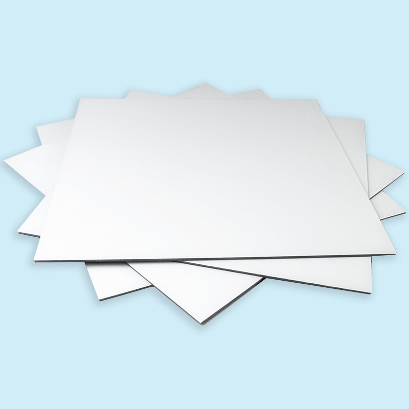 A CLASSIC - PURE WHITE VINYL TILES - GLUE DOWN-SMOOTH FINISH-GKO101